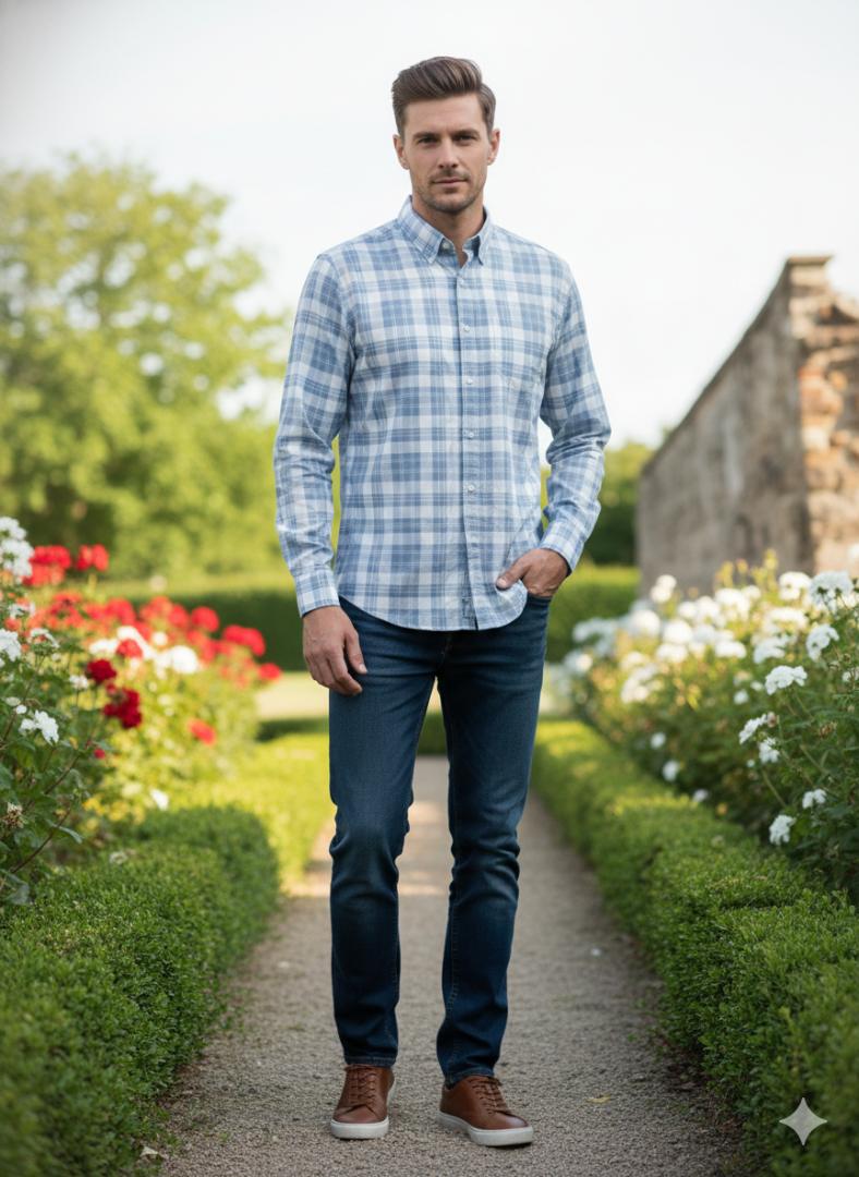 Cotton Printed Shirt for Men