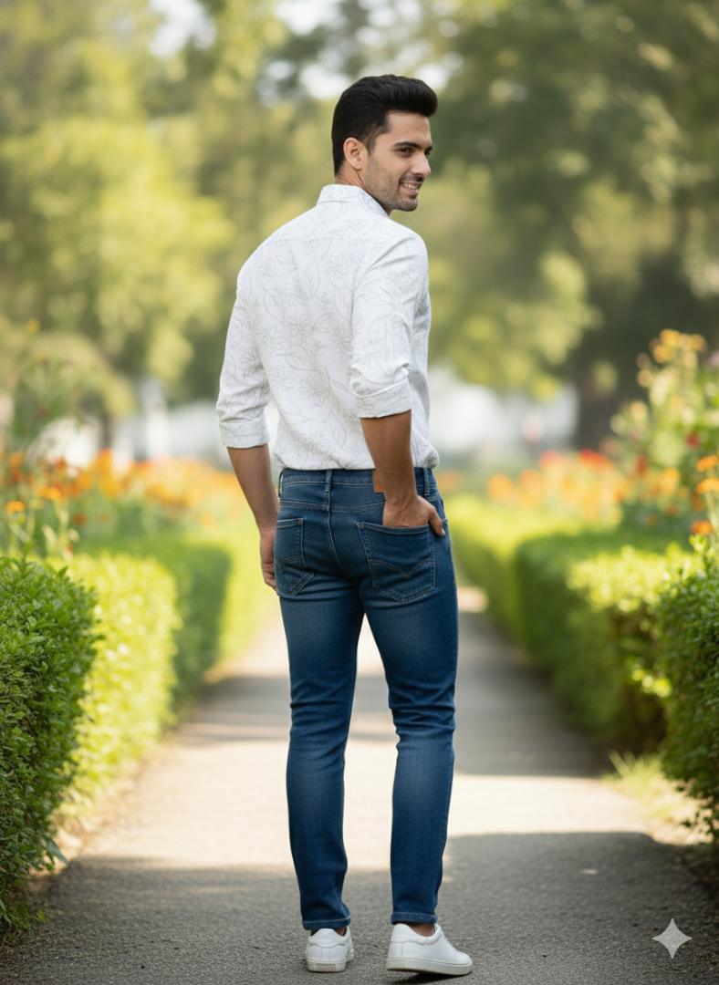 Cotton Printed Shirt for Men